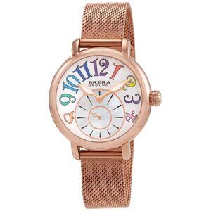 FX04057B NWT Brera Orologi Fashion Ladies Quartz Steel Authentic Watch